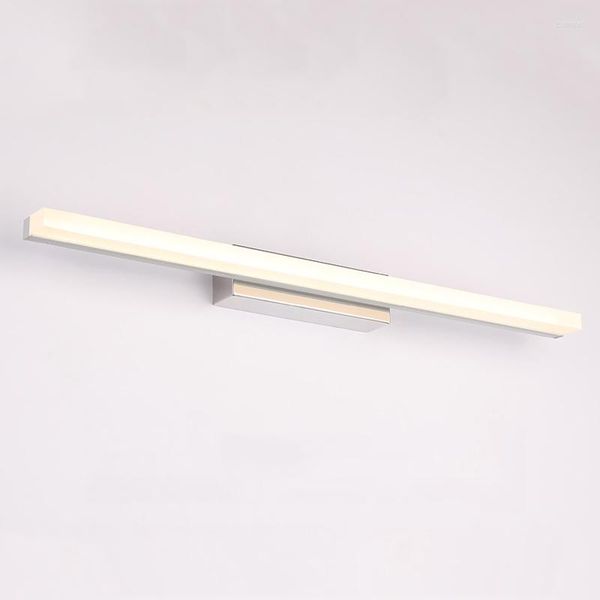 Lâmpada de parede 40cm 50cm LED Mirror Mirror Light Indoor Home El Decors acrílico Super Bright Long Strips Luzes