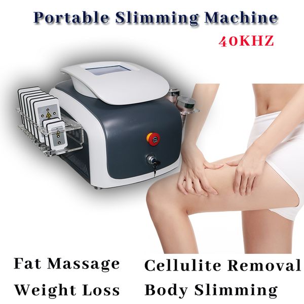 Lipo Laser Diode Machine Machine Coade Cloming Massage 40K Ультразвуковой кавитационный липолазер