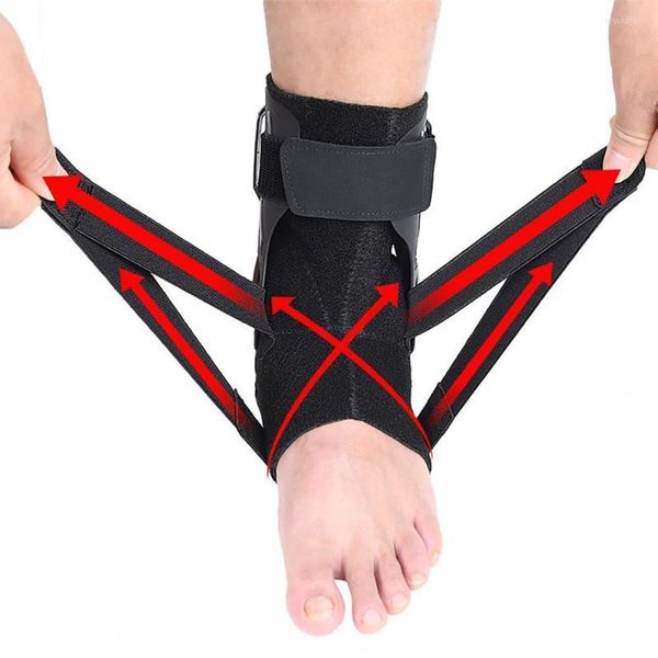 Knieschützer 1Pc Sport Knöchelstütze Fix Kunststoffplatte Gym Brace Starker aktiver Stabilisator