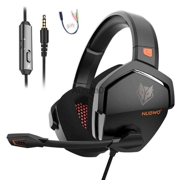 Handy-Kopfhörer N16 3,5-mm-Gaming-Kopfhörer Musik-Headset Stereo-Over-Ear-Kopfhörer mit Mikrofon für PC PS4 Skype Xbox One YQ231120