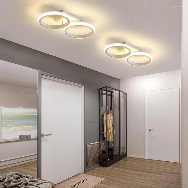 Luzes de teto modernas led norte europeu lâmpadas interiores durável multifuncional simples minimalista para escada varanda varanda