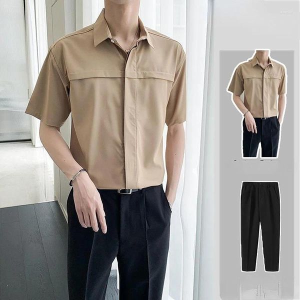 Männer Trainingsanzüge Shirts Hosen 2 Stück Set Sommer Trainingsanzug Männliche Kleidung Koreanische Mode Streetwear Shopping Party Marke Trend Anzug t171