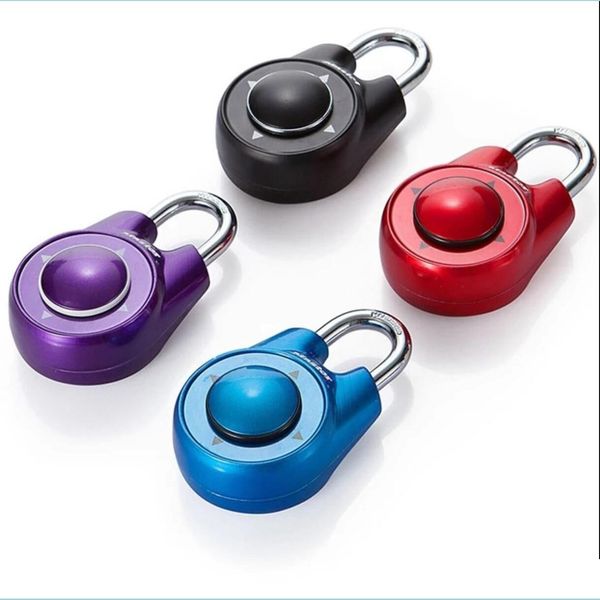 Serrature per porte Combinazione principale Password direzionale Lucchetto Palestra portatile Scuola Centro benessere Blocco armadietto di sicurezza Colori assortiti Drop Dhu2B