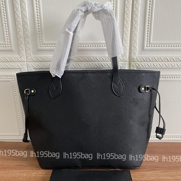 7A Prägung Vollleder geprägte Einkaufstasche Damen wie Mumientaschen Felicie Multi Pochette Neveres Fulles M45686 M45685 Großhandel Spot