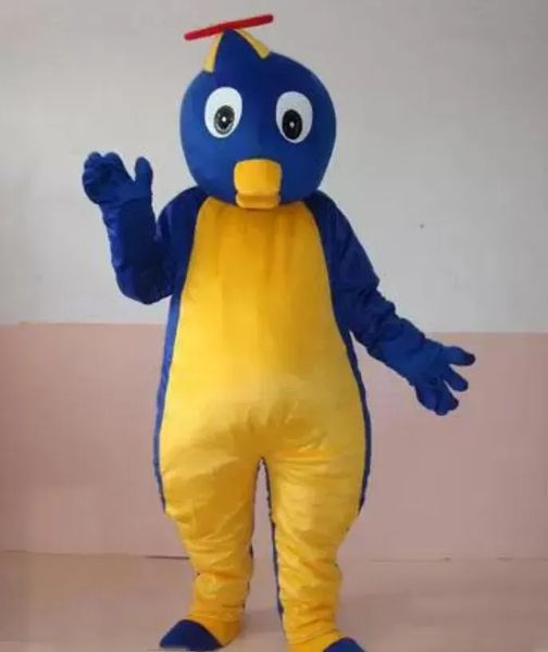 Traje de mascote azul de Halloween Penguin
