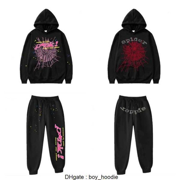 Spider Hoodie Herren Hoodies Sweatshirts Lila Sp5der 555555 2024ss Pullover Männer Frauen Young Thug Spider Web Star Letter PYNN