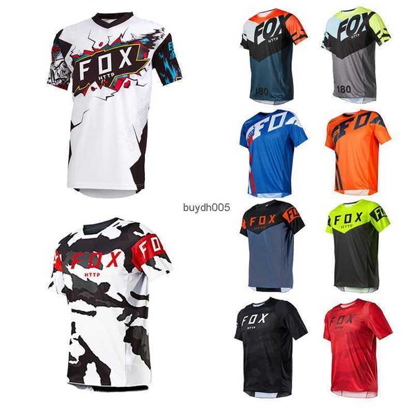 Herren T-Shirt 2023 New Style Downhill Jerseys Http Fox Mountainbike Mtb Offroad Dh Motorrad Jersey Motocross Sportwear Racing Bike