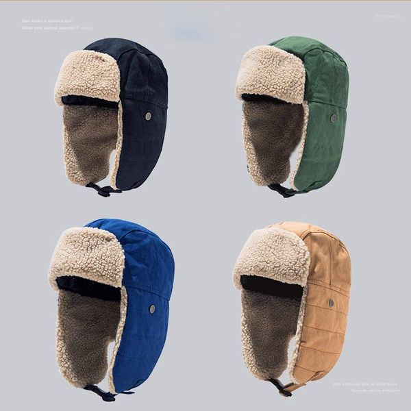 Cuscino inverno inverno Cap da sci del parabrezza Miscela Mista Cavalleria Auricolare Corecchi per peluche a spessa fredda