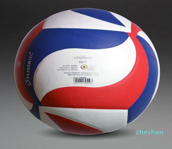 Bola de vôlei WholeMolten Soft Touch V5M5000 Uma partida de qualidade e treinamento de vôlei tamanho oficial e peso voleibol v2086374