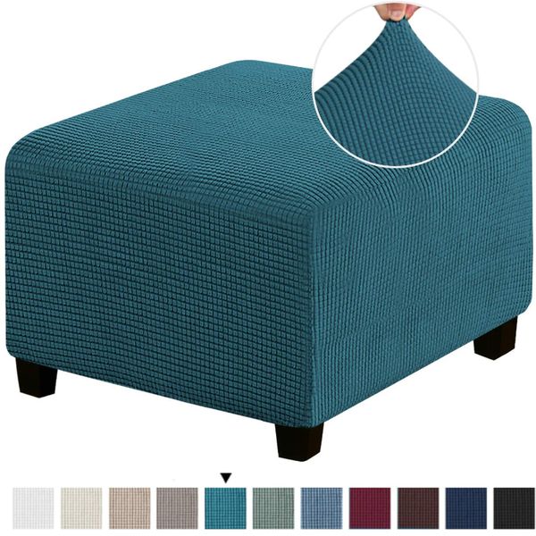 Chave cadeira de lã de lã polar de lã de lã Polarescil duráveis ​​otomano otomano solo de colorido de colorido para folhas para móveis de sala Protetor 230419