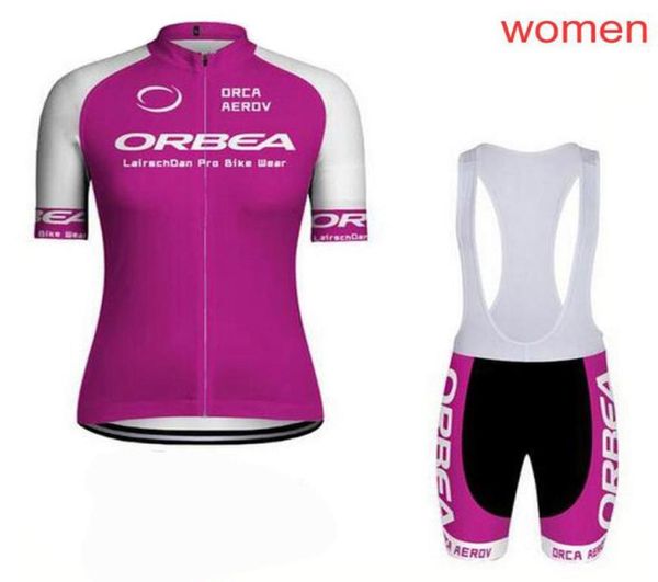 ORBEA Team 2021 Maglia da ciclismo da donna a maniche corte con bretelle Set da ciclismo Abiti da ciclismo MTB Abbigliamento sportivo Uniforme ropa ciclismo9296112