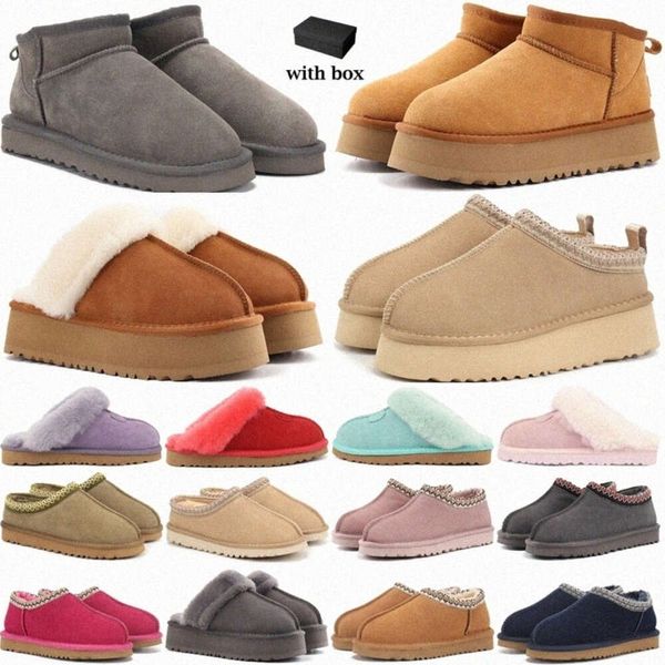 Tasman Australia Tazz Slippers Boots Designer Boot Bottle Womens Australian Platform Woman UG Ultra Mini Australie Boots