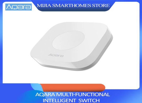 Xiaomi mijia aqara chave de interruptor sem fio inteligente multifuncional inteligente função giroscópio embutida funciona com android ios app3698227