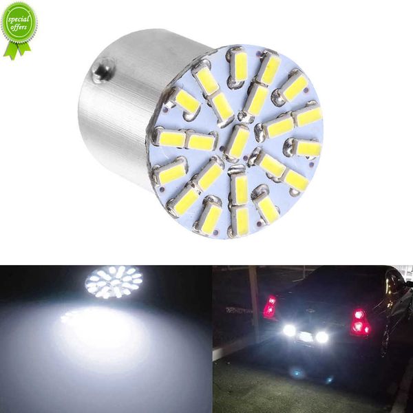 1157 BAY15D 1156 BA15S 3014 22SMD SINAL DE TURNA P21 5W LED AUTOMAL LED TRUNCO Freio de estacionamento LED Backup de cunha Bulbo Bulbo Luz de placa de lâmpada