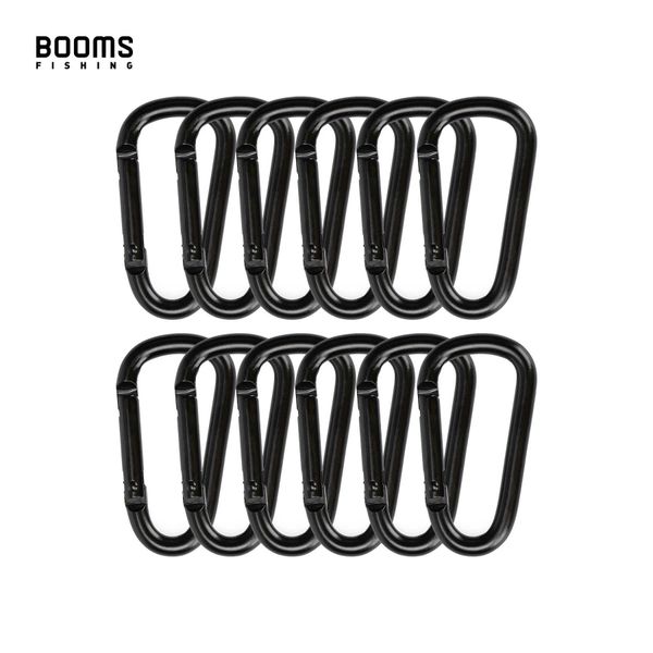 5 PCSMoschettoni Booms Pesca CC2 Moschettone multiuso in lega di alluminio Portachiavi Clip da campeggio all'aperto Arrampicata Snap Clip Lock Buckle Hook P230420