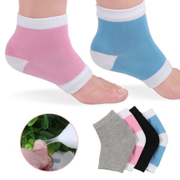 Calzini Sportivi Gel Idratante Filato Di Cotone Tallone Mezza Protezione Piede Punta Aperta Multicolor SPA