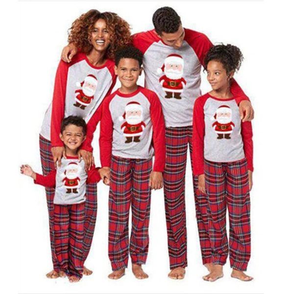 Passende Familien-Outfits, Weihnachts-Pyjama-Set, Kleidung, Weihnachts-Look, Erwachsene, Kinder, Baby-Nachtwäsche 231120