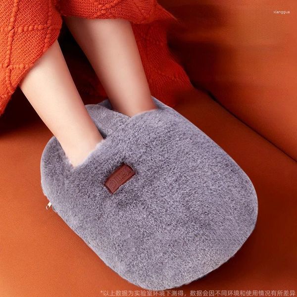 Cobertores carregando saco de água sapatos de aquecimento elétrico fêmea plug-in escritório térmico pé aquecedor cobertor