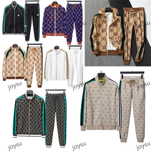 Men's Tracksuits Designer de luxo de alta qualidade Zipper Suits Men Women Capuzes Jackets Moda Moda Setor esportiva Sweetshirts GG