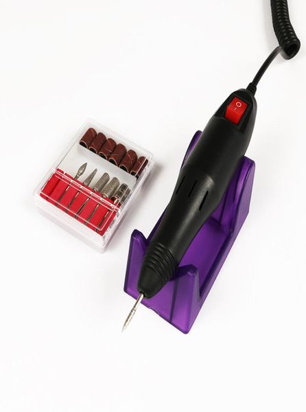 Профессиональная электрическая акриловая дрель для ногтей, набор насадок для маникюра, вилка европейского стандарта и США, KG669531599