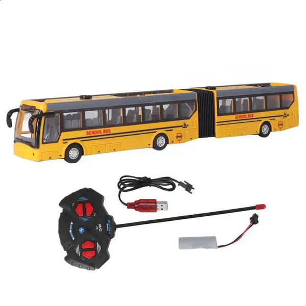 Dönüşüm Oyuncak Robotları 1 48 Çift Knot RC Okul Otobüs Oyuncak Şarj Edilebilir Elektrikli Uzaktan Kumanya Araba Çocuklar İçin Hediyeler 231118