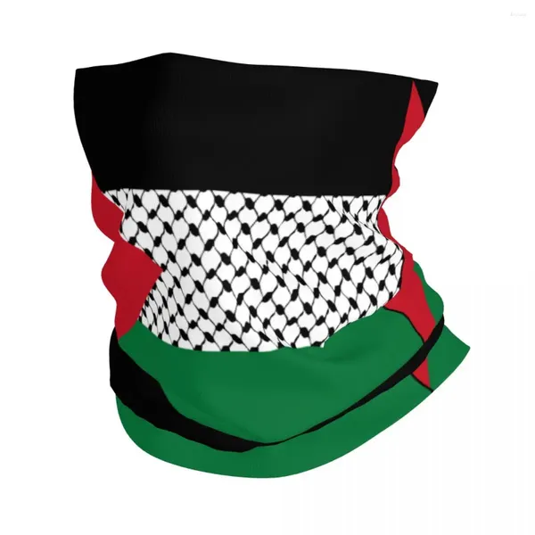 Sciarpe Palestina Bandana Copricollo Stampato palestinese Hatta Kufiya Kefiah Modello Maschera Sciarpa Fascia multifunzionale da corsa