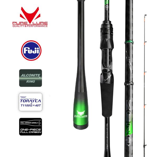 Canne da pesca per barche PURELURE ZERO Piccola esca leggera Canna da lancio lunga ad alto contenuto di carbonio Rock Spinning Trota BFS Casting UL Stream Bass 231120