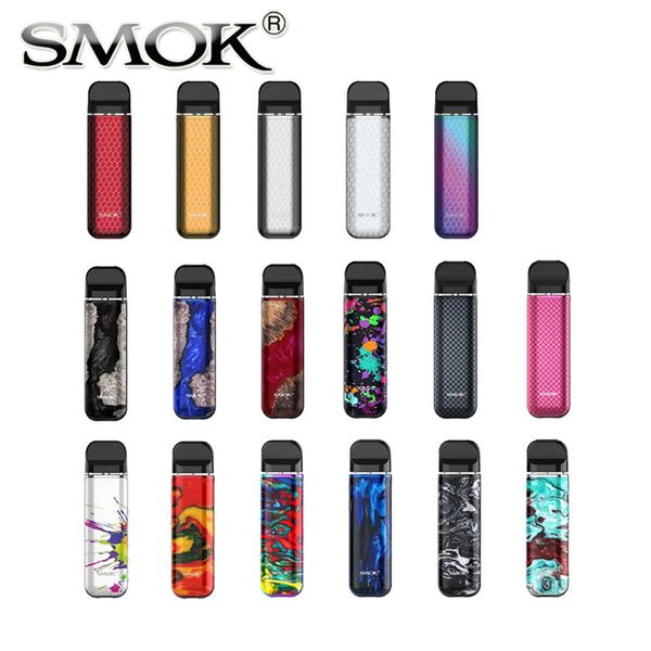 SMOK NOVO 2 Kit Sistema pod attivato dall'estrazione 800mAh integrato con cartucce pod MTL Mesh da 2 ml 1,0ohm DC 1,4ohm