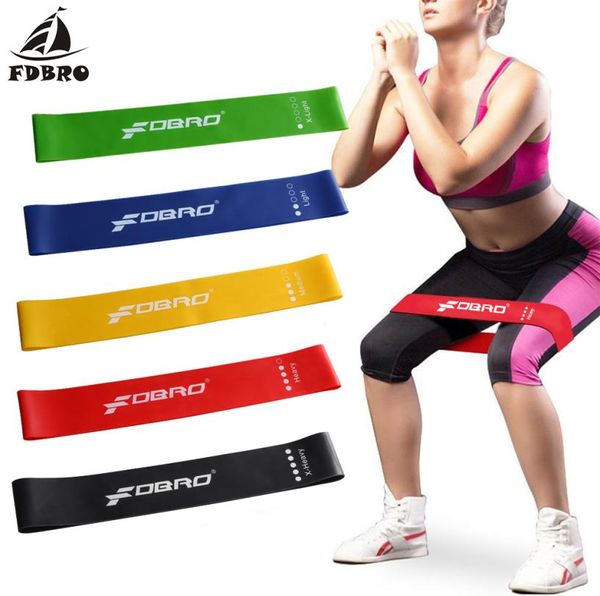 FDBRO Faixa de borracha de resistência para ioga, faixas elásticas para treinamento esportivo, loops de treino, látex, ioga, academia, força, equipamento de fitness atlético 1b6764836