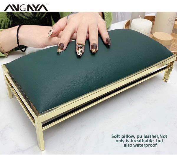 ANGNYA 1 Pcs Nail Art Manucure Table En Marbre Repose-Main Coussin pour Repose-Bras Manucure Salon Bras Main Repose-Paume Porte-Oreiller 230419