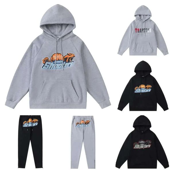 Mode Männer TRAPSTAR Trainingsanzüge Männer Frau Fleece Trainingsanzug Sets Winter Hoodies Hosen 2 Stück Set Laufen Hoody Designer Sweatshirt Sport joggers 2023ess