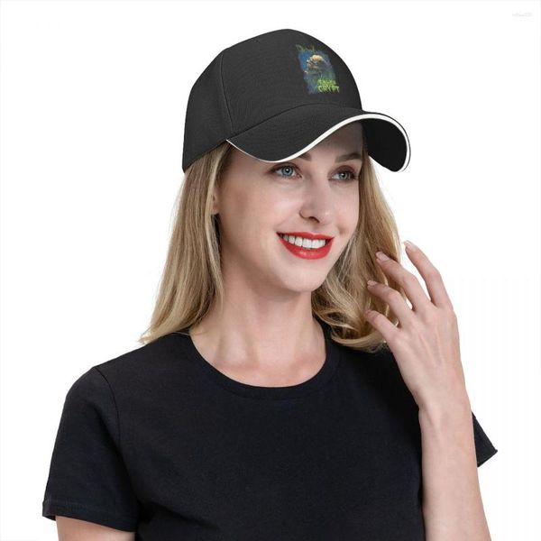 Berets Cap Tales From The Crypt Classic Unisex Schwarz Vintage Golf Kopfbedeckung Hip Hop Ausgehen Casquette