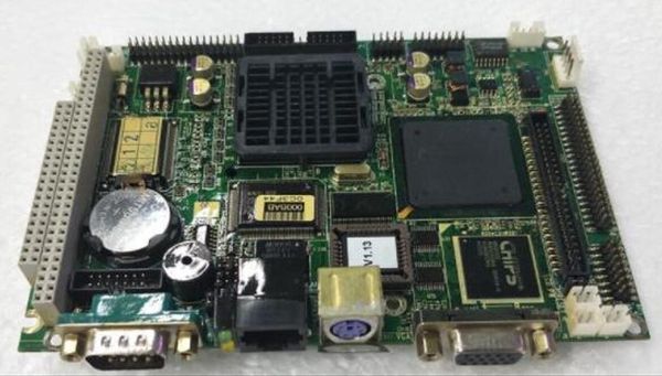 PCM-5824 Rev.A1 100% OK Original 3,5 Zoll Motherboard Lüfterloses Industrie-Mainboard mit PC/104 ISA SBC Geode CPU RAM