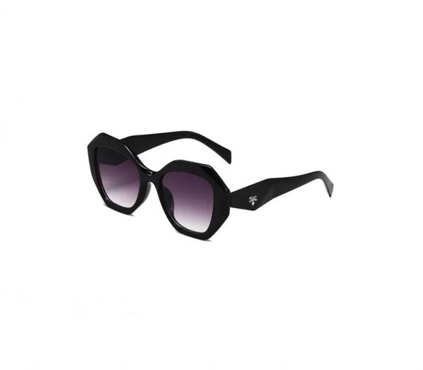 Sechseckige Sonnenbrille für Herren, polarisierte Sonnenbrille, Frau, Sunmmer, cool, im neuen Stil, modisch, Augenschutz, schwarze Vollrahmenbrille mit Box-Cat-Eye-Sonnenbrille