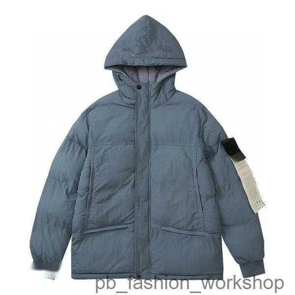 Stones Island Ceket Stones Island Man Parkas Down Stones Ceket Kuzey Kış Kapşonlu Baskı Adası Aşağı ceket sıcak ve rüzgar geçirmez 2 rmom