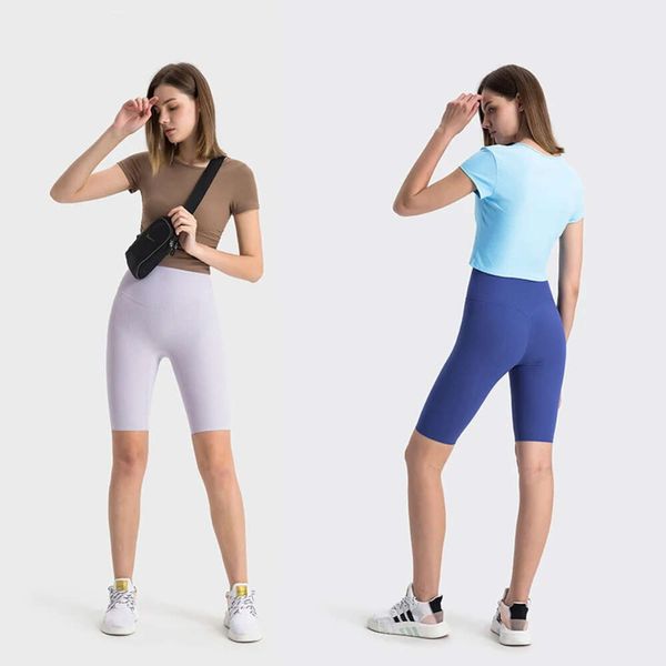 Lu Lu Align Brand Sostituisce pantaloncini da ciclismo sport fitness all'aria aperta jogging pantaloni da donna a vita alta leggings LL