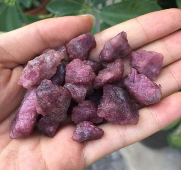 100g Raro Natural Roxo Vermelho Turmalina Cristal Espécime Áspero Madagascar Pedra Preciosa Espécime cristais de cura para fazer jóias7000285