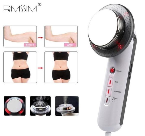 Massagepistole Facelifting 3 in 1 EMS Infrarot Ultraschall Körpermassagegerät Ultraschall Abnehmen Fatburner Kavitation Schönheit Mach2292606