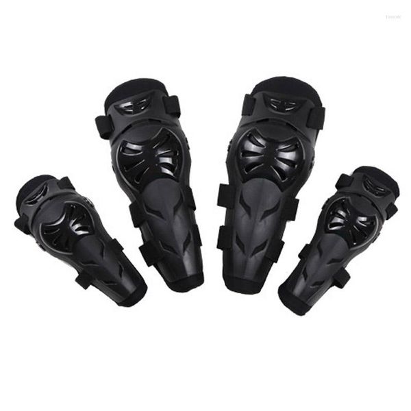 Diz Pedler 4pcs/Set Spor Motosiklet ATV Yarış Motokros Koruyucu Dişli Koruyucu Dirsek Shin Kapak Muhafızları