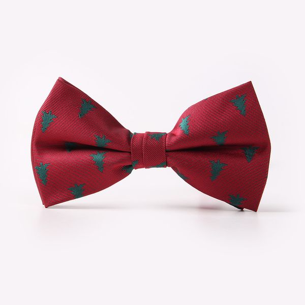 Bow Ties Noel Bowtie Festival Noel Ağacı Kar Tanımı Desenli Kelebek Bow Tie Boyutu 12*6.5cm Erkekler İçin% 100 Polisster Bluz Cravat Düğün Takım Aksesuarları