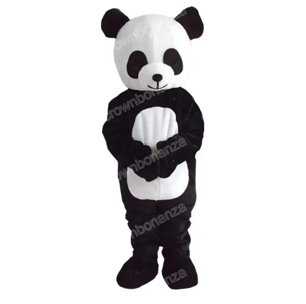 Erwachsene Größe Panda Maskottchen Kostüme Halloween Cartoon Charakter Outfit Anzug Weihnachten Outdoor Party Outfit Unisex Werbekleidung