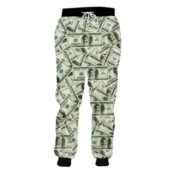 Stampa 3d Uomo Donna Dollar Sweat Harajuku Pantaloni sportivi a figura intera Pantaloni invernali Pantaloni divertenti casual002