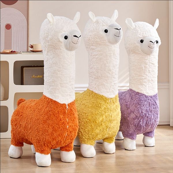 Alpaca tabure oturma odası balkon karikatür ayakkabı değişim taburesi çocukların rahat aksiyon figürü oturma odası alpaca koltuğu