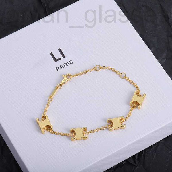 Charme pulseiras designer designer pulseira de luxo para mulheres pingente moda tendência temperamento clássico ouro casal presentes 0rx7