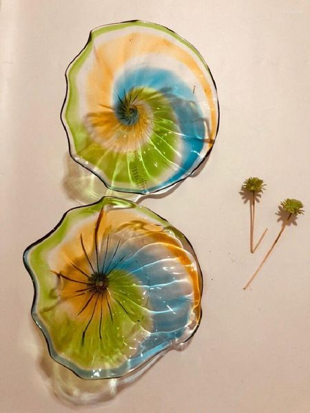 Wandleuchte Fabrikpreis mundgeblasene Glaskunst nach Maß hängende Platten für El-Dekoration
