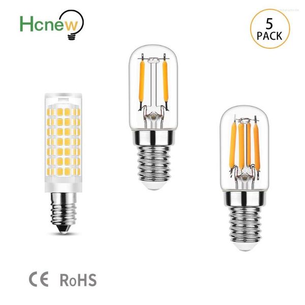 5pcs/lote T20 E14 Bulbo de LED retro 220V Luz de milho