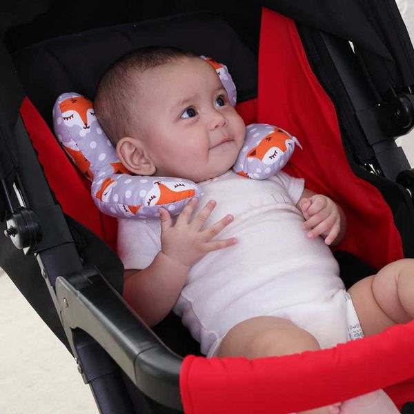 Подушки детские подушки защитные дорожные автомобильные сиденья голова головы подушки для новорожденных детей U формируют подголовную подушку для малыша 0-3 года W0421