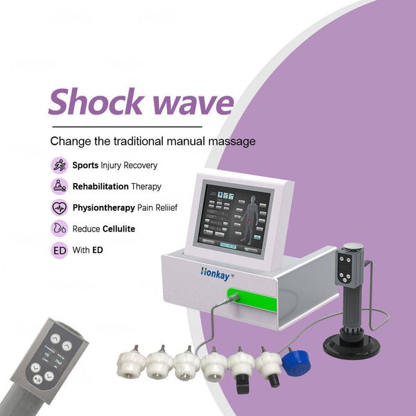 Com modo confortável e profissional Equipamento ESWT Máquina de fisioterapia médica por ondas de choque eletromagnética para tratamento de alívio da dor ED