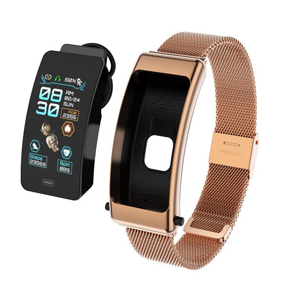 Novo fone de ouvido Bluetooth Smart Bracelet