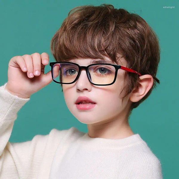 Sonnenbrille 2023 Mode Kinder TR90 Legierung Gläser Rahmen Kinder Anti-blaues Licht Jungen Mädchen Anti Glare UV400 Computer Brillen